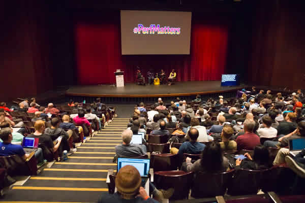 modern theater with 516 seats